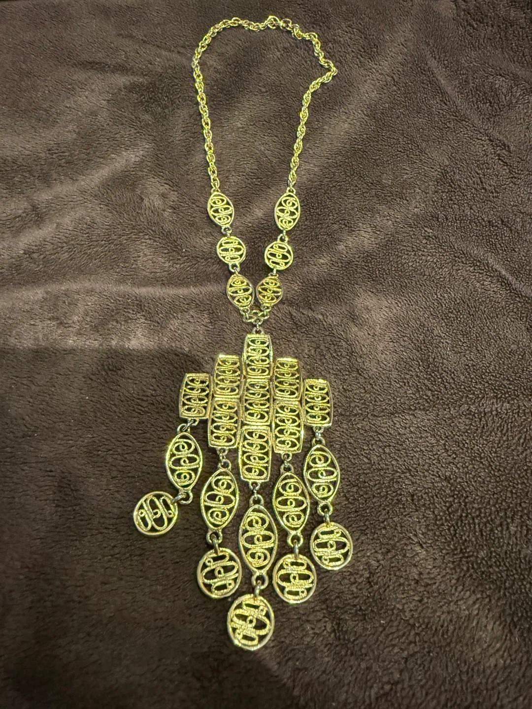 Gold-tone Statement Necklace - photo 2