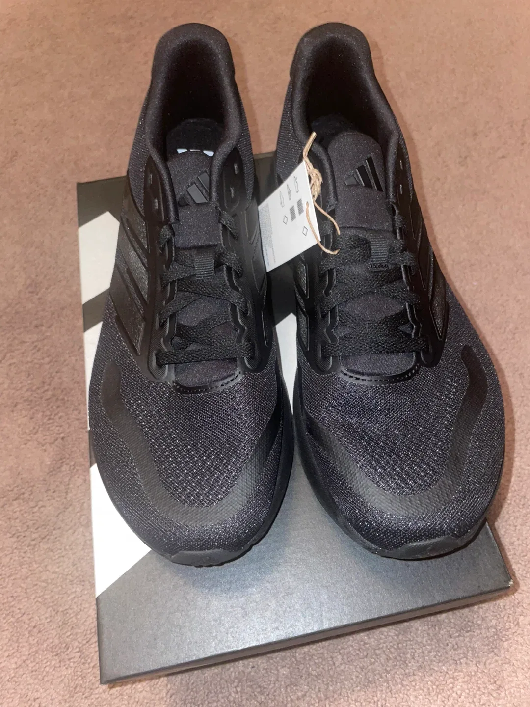 New Adidas Runfalcon 3.0 Black Shoes - Size 7.5