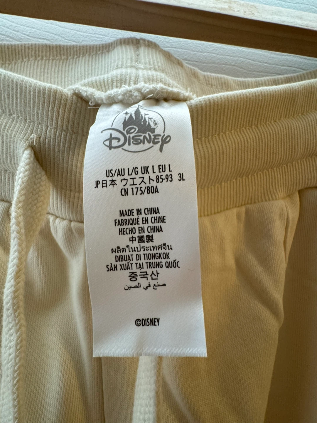 Disney Walt Disney World Cream Sweatpants - Size L - photo 3