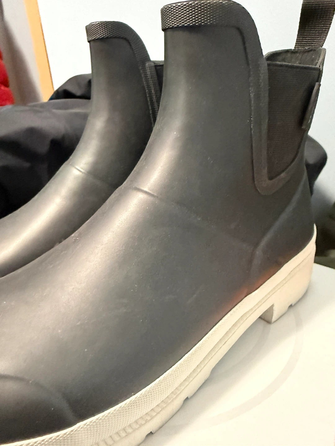 Tretorn Chelsea Rain Boots - Black, Size 8 - photo 3