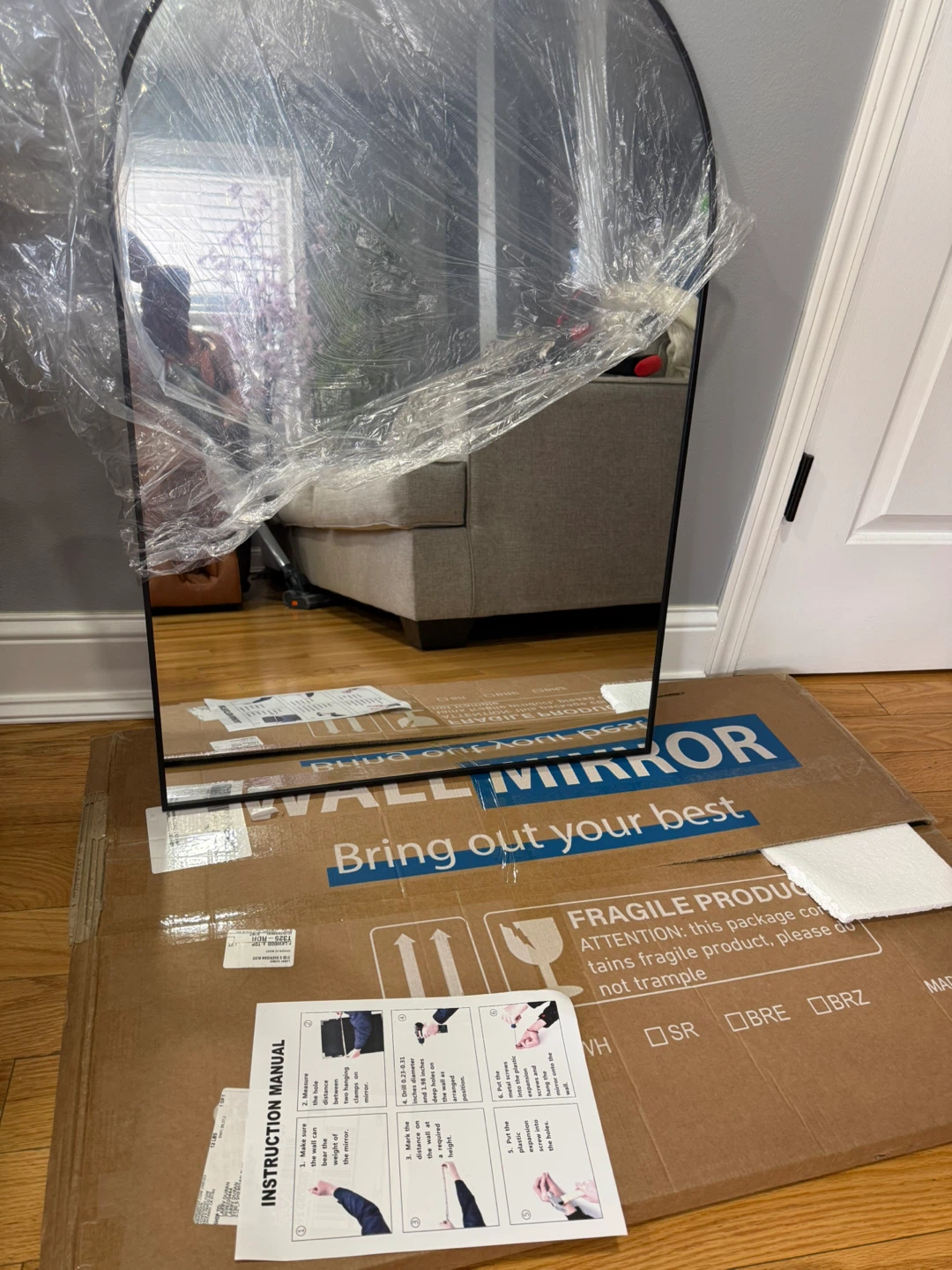 NeuType Arch Wall Mirror - NEW in Box! - photo 5