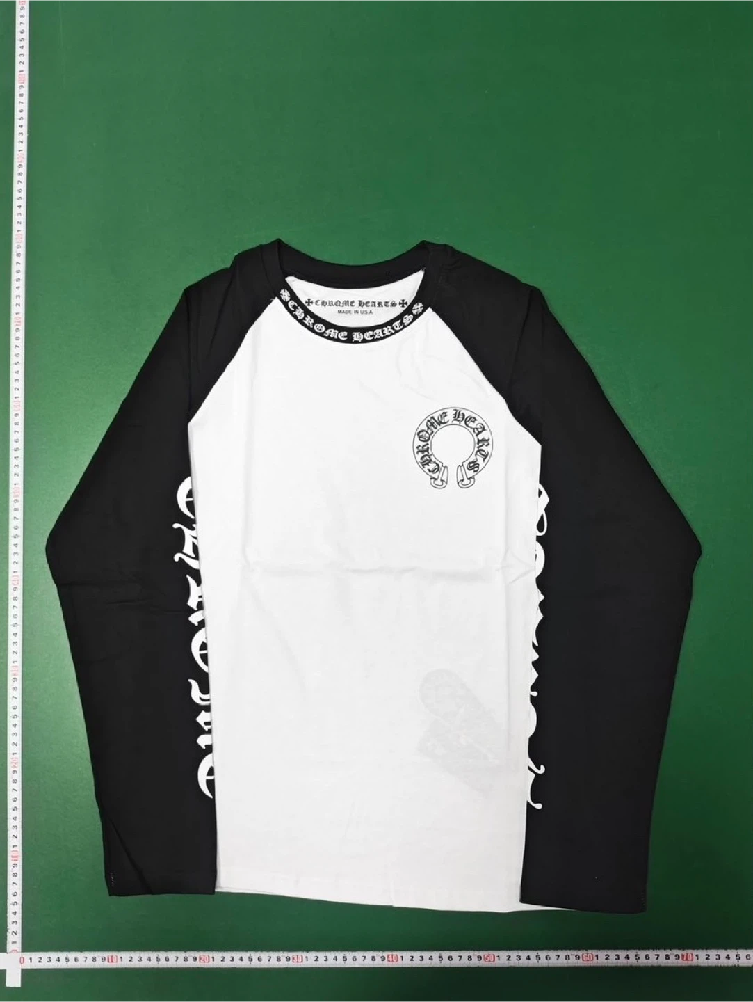 Chrome Hearts Long Sleeve Shirt - Blue/White, Size M