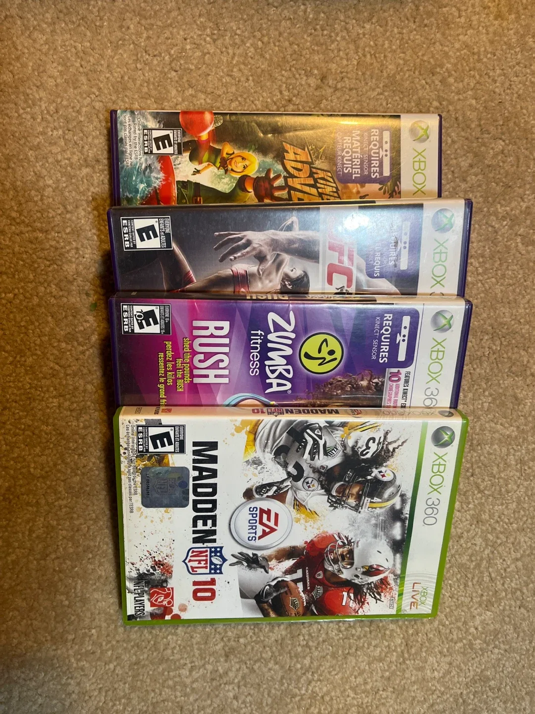 Xbox 360 Games: Madden NFL 10, UFC Trainer, Zumba, & More
