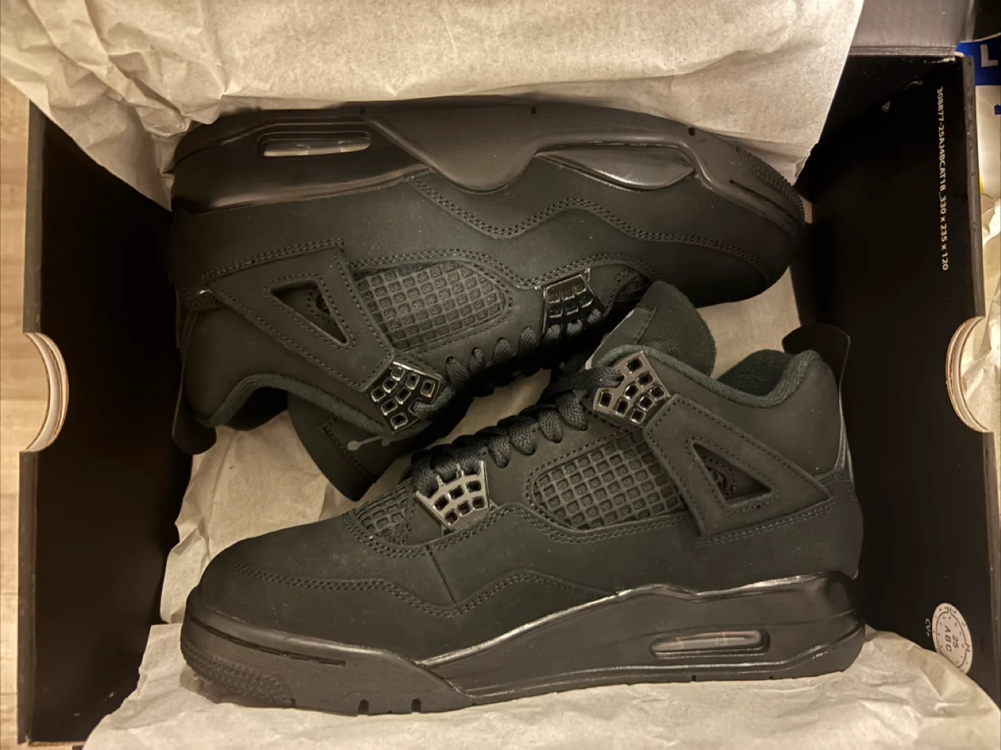 Jordan 4 Black Cat size 8