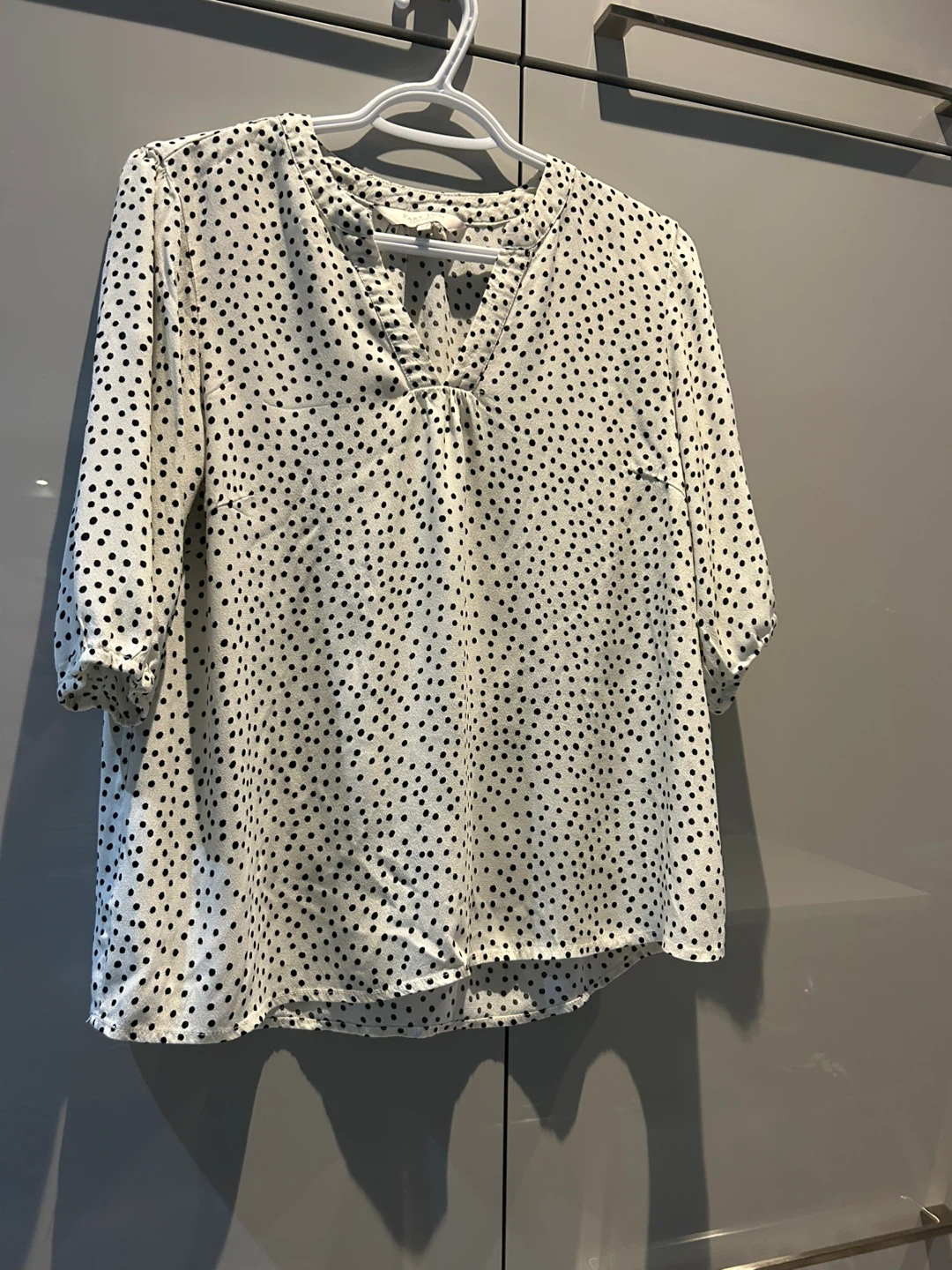 Part Two Copenhagen Polka Dot Blouse - Size 34