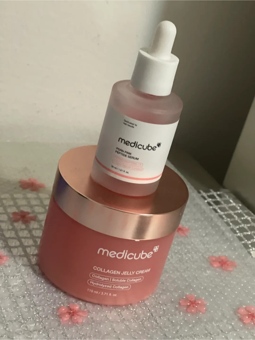 New Medicube Collagen Jelly Cream & Peptide Serum