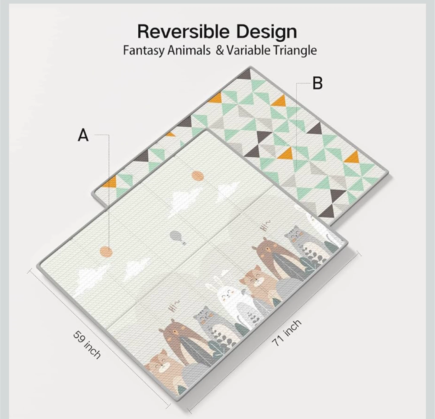 Reversible Play Mat 200 x 130 cm - photo 5