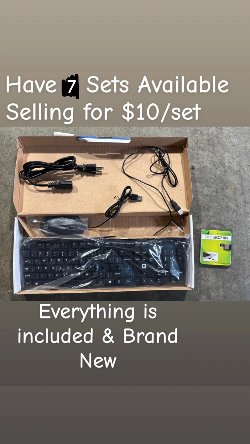 Brand New Keyboard & Mouse Set