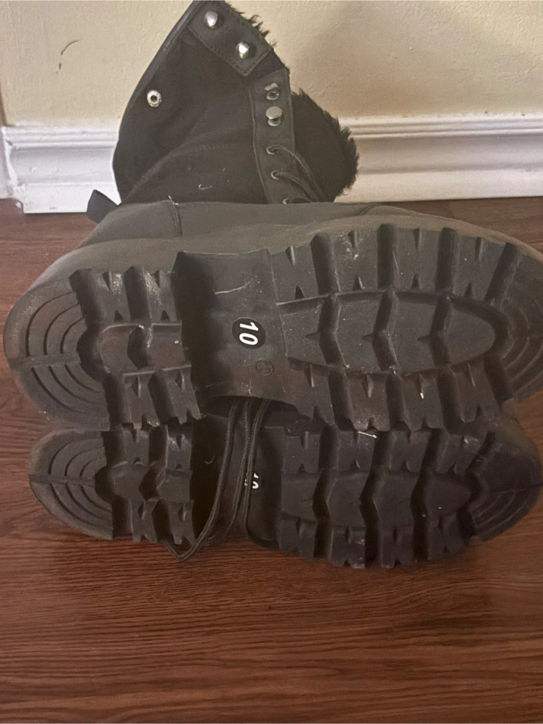 Black Winter Boots - Size 10 - photo 3