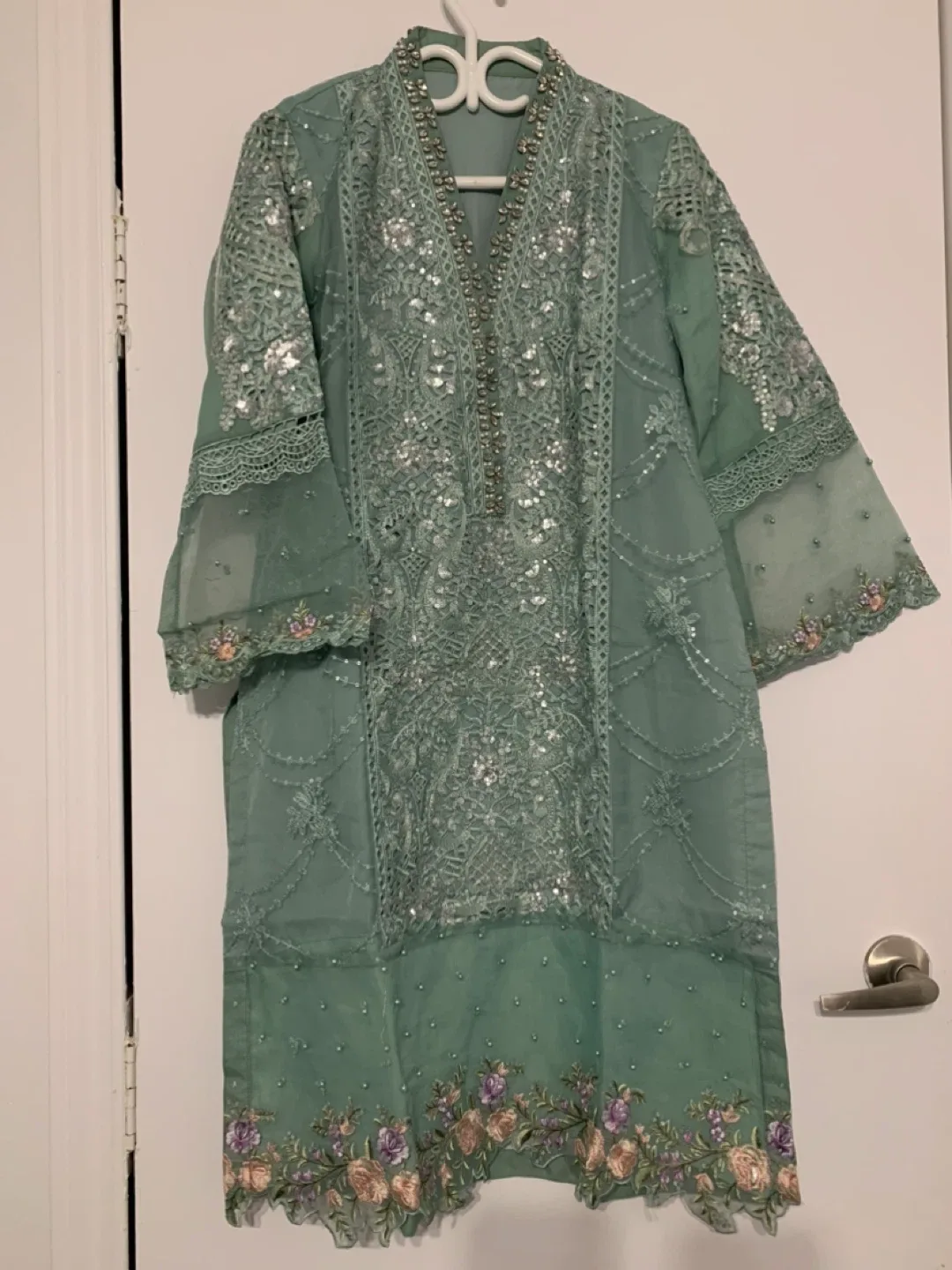 Green Dress 3 piece suit