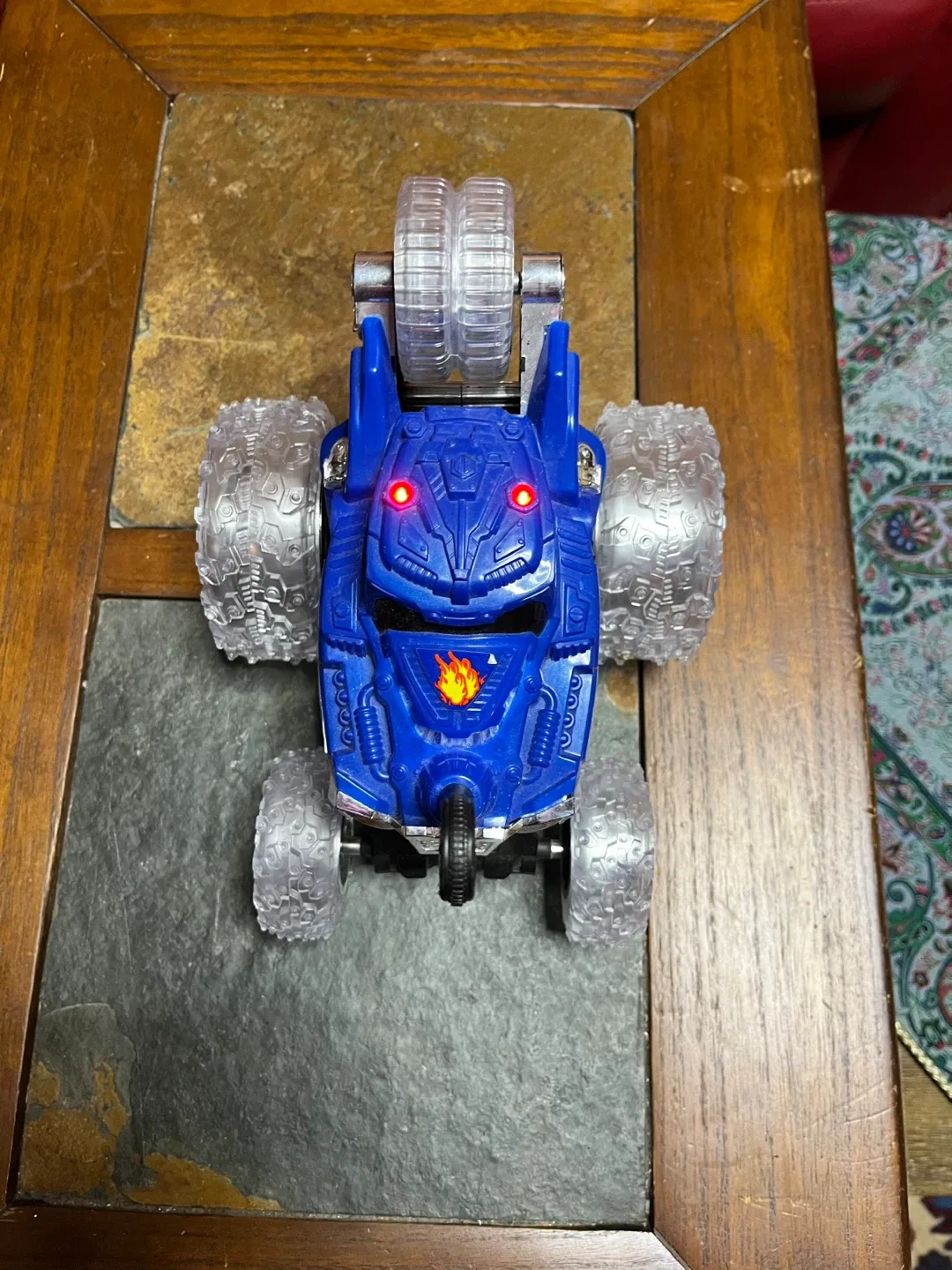 Blue Stunt RC Car
