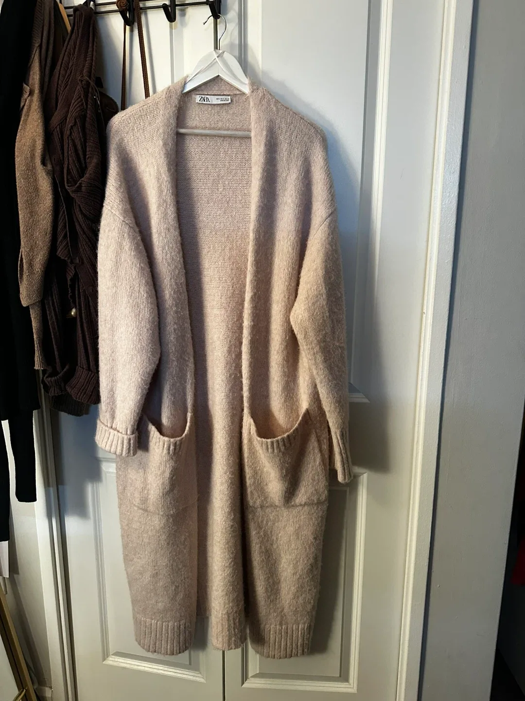 Long Zara Knit Cardigan - Size S
