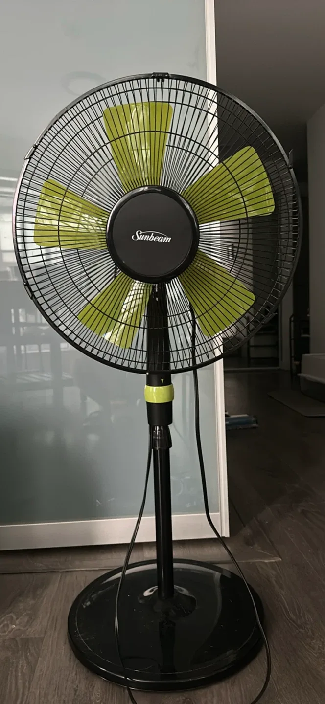 Sunbeam Stand Fan - Green/Black