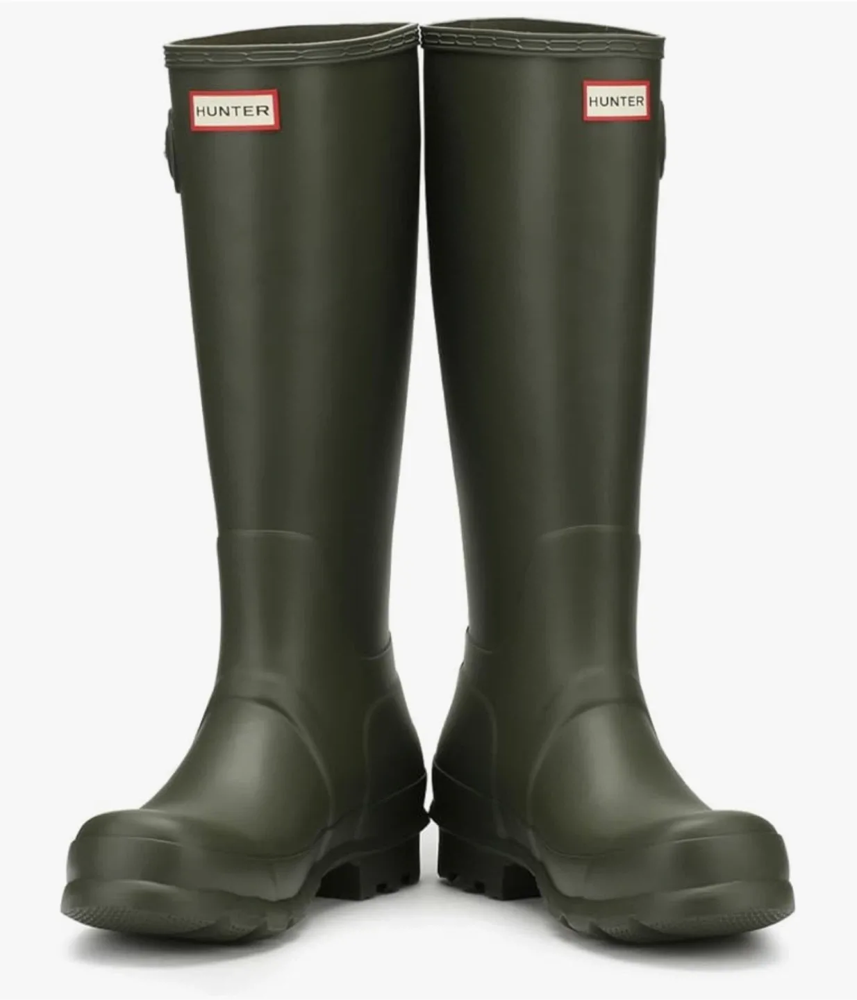 Hunter Original Tall Snow & Rain Boots Dark Olive - Size 6