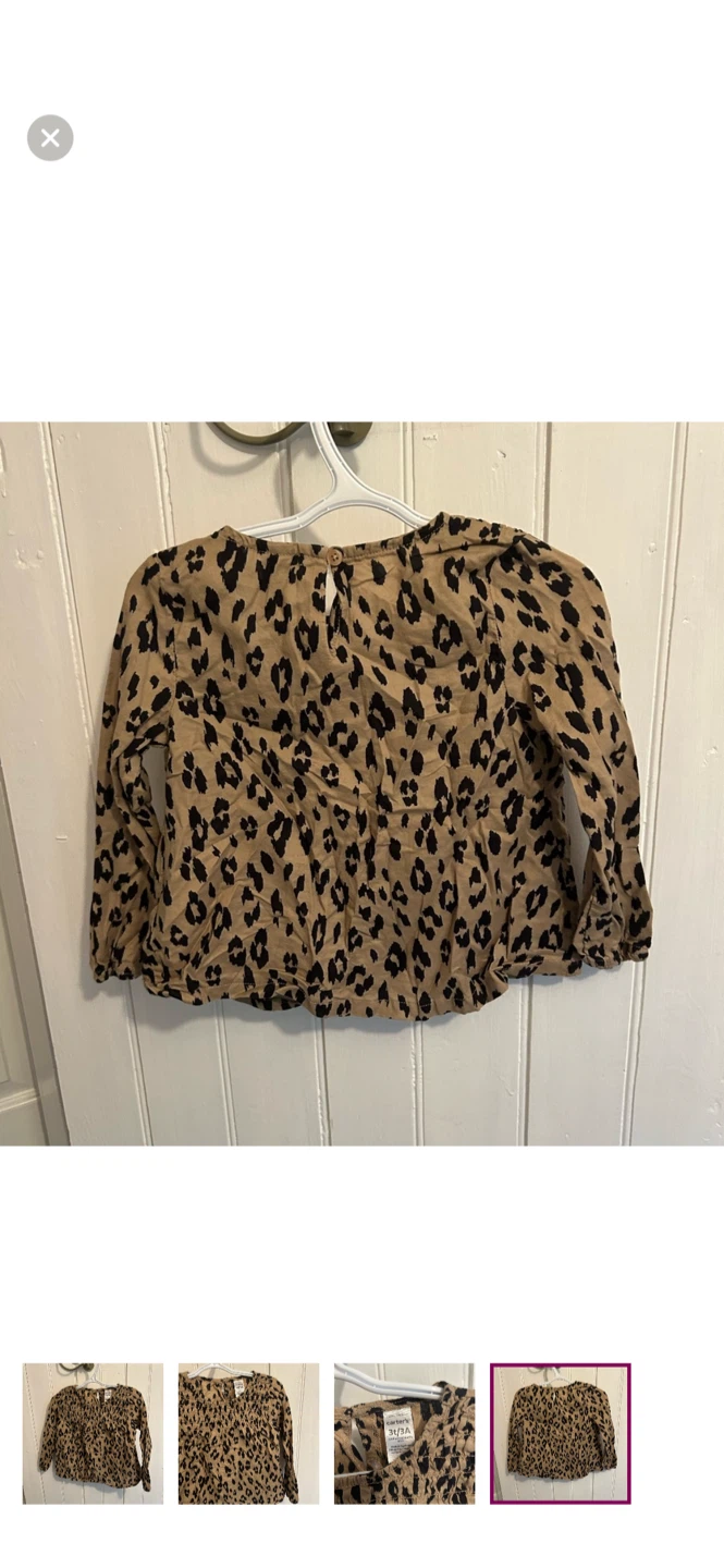 Carter's 3T Leopard Print Top - photo 4