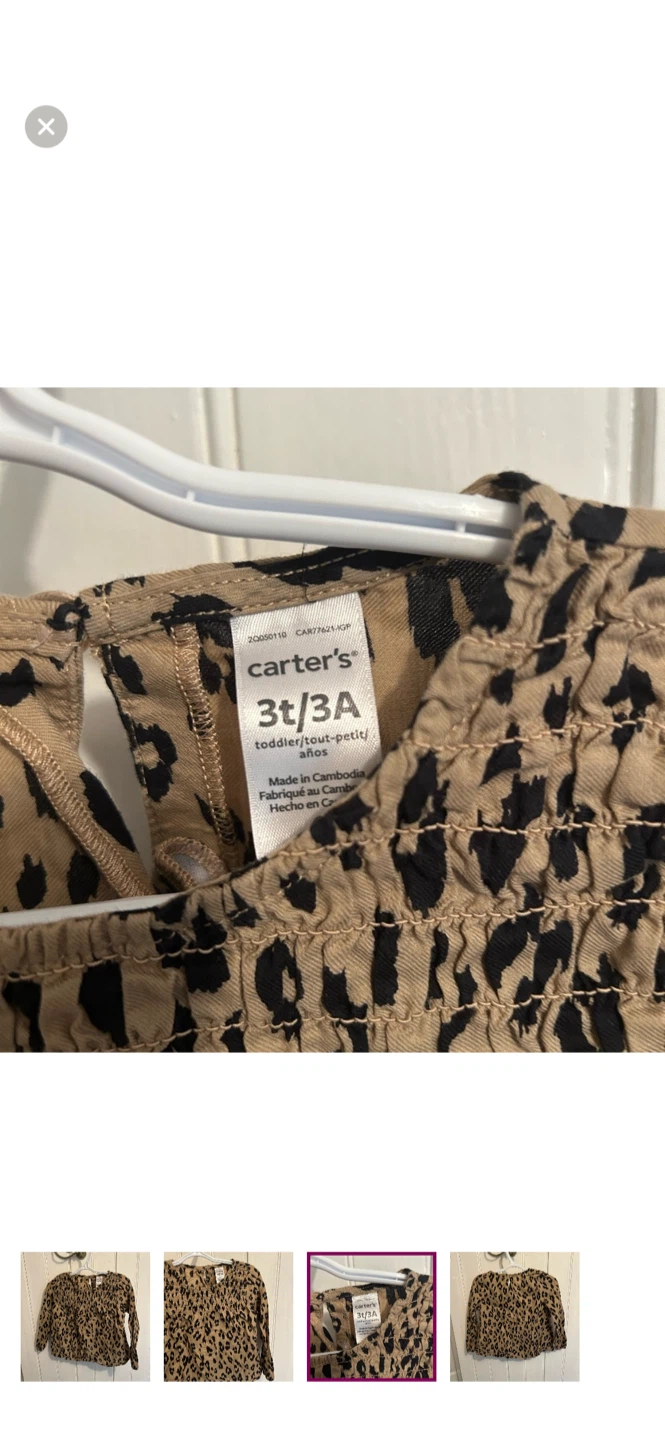 Carter's 3T Leopard Print Top - photo 3