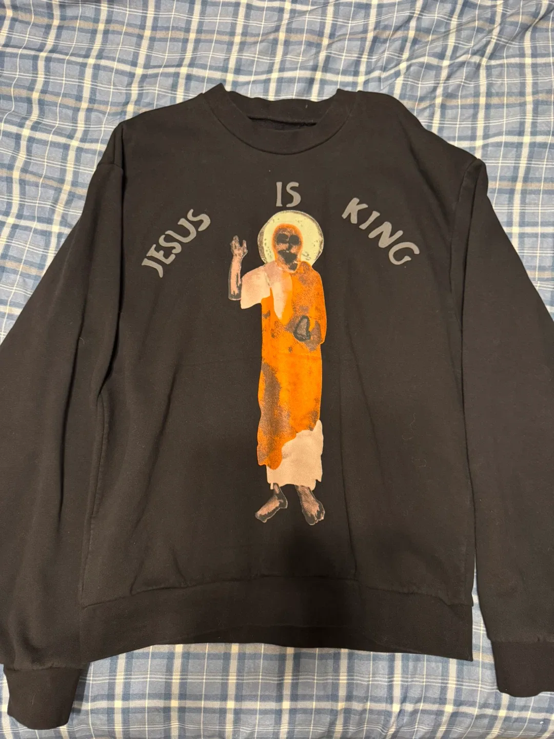 Yeezy Jesus Is King Pullover Sweatshirt - Size M