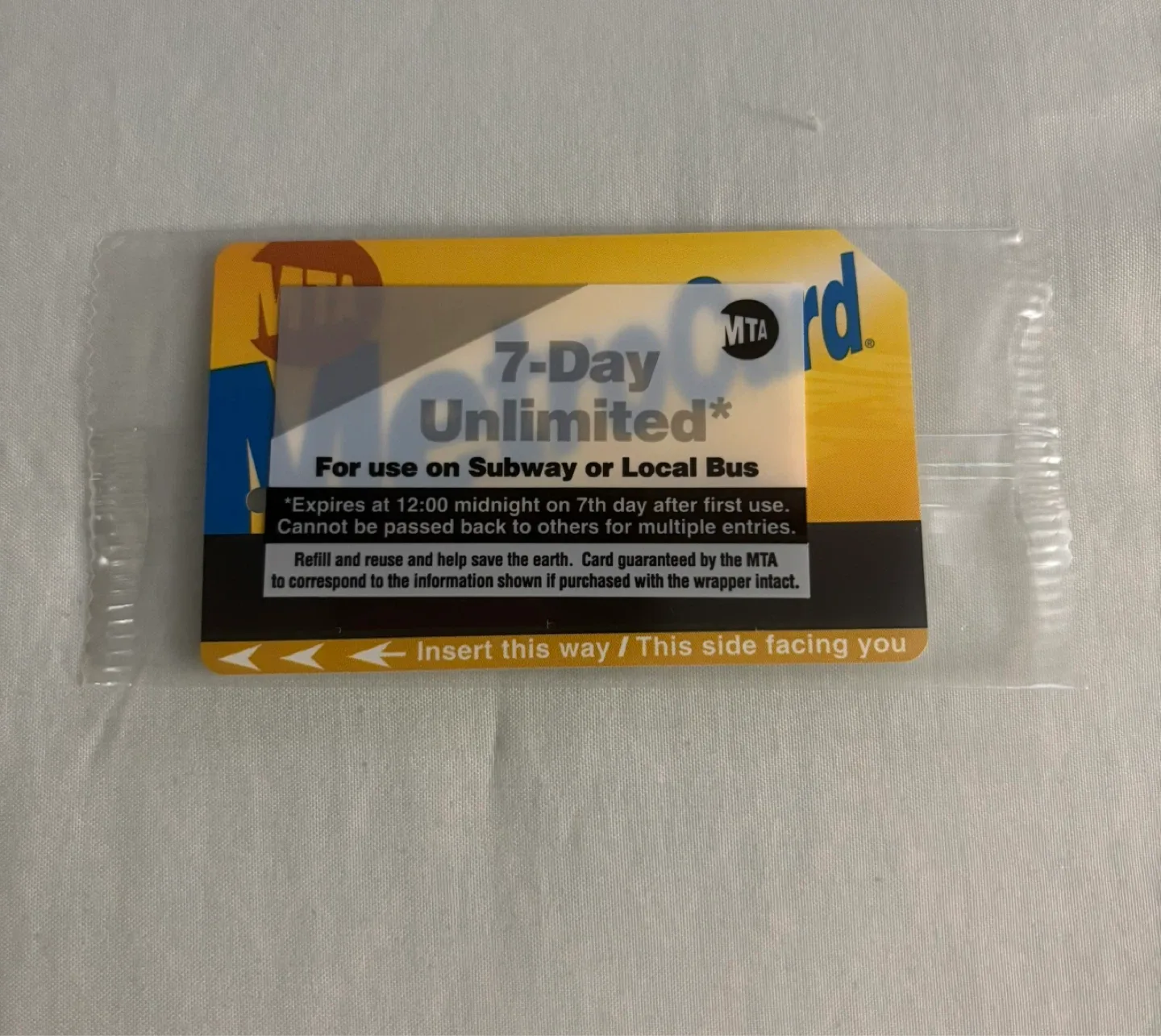 MTA 7-Day Unlimited MetroCard