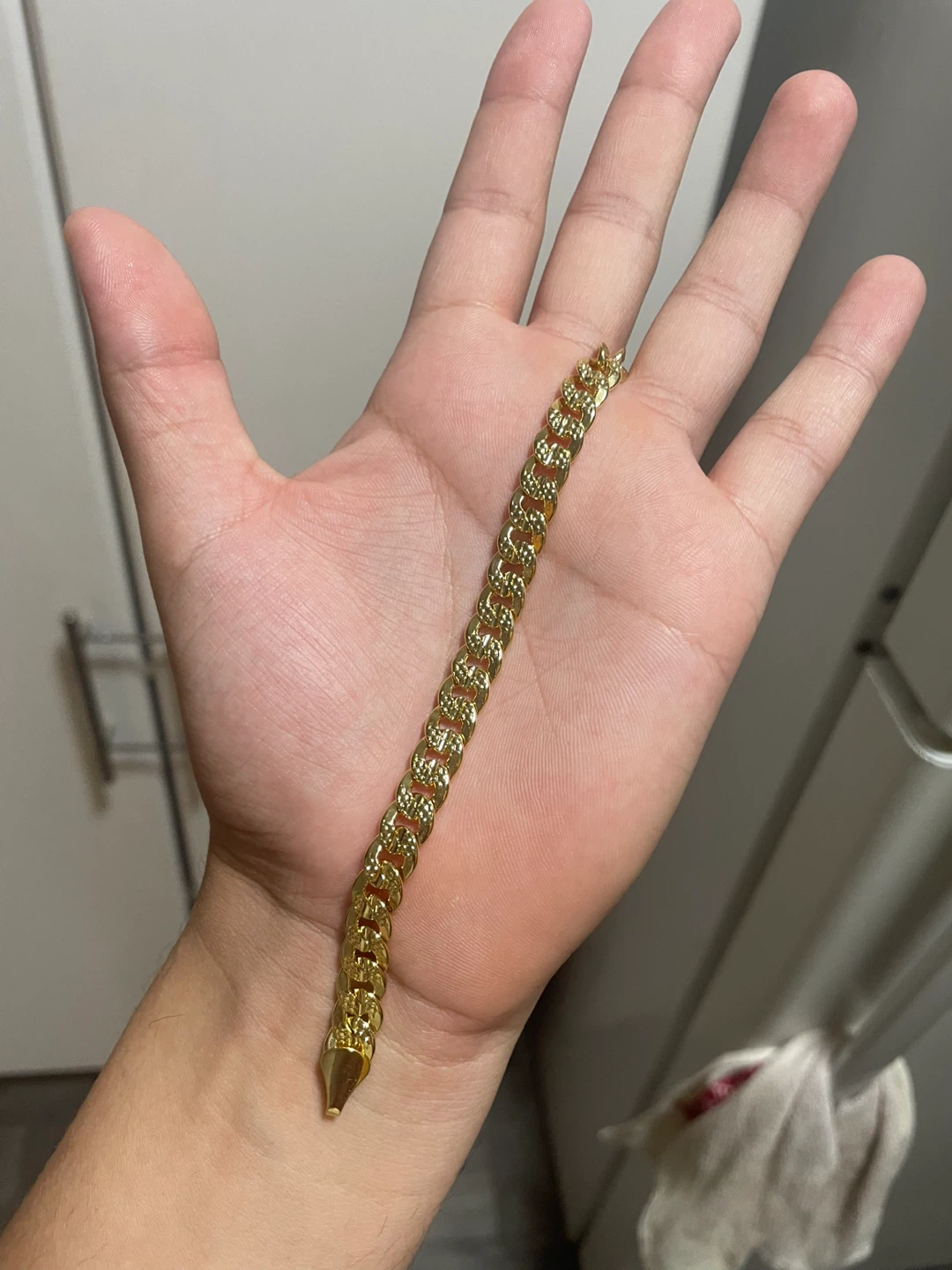 Gold 14K Cuban Link Bracelet - photo 2