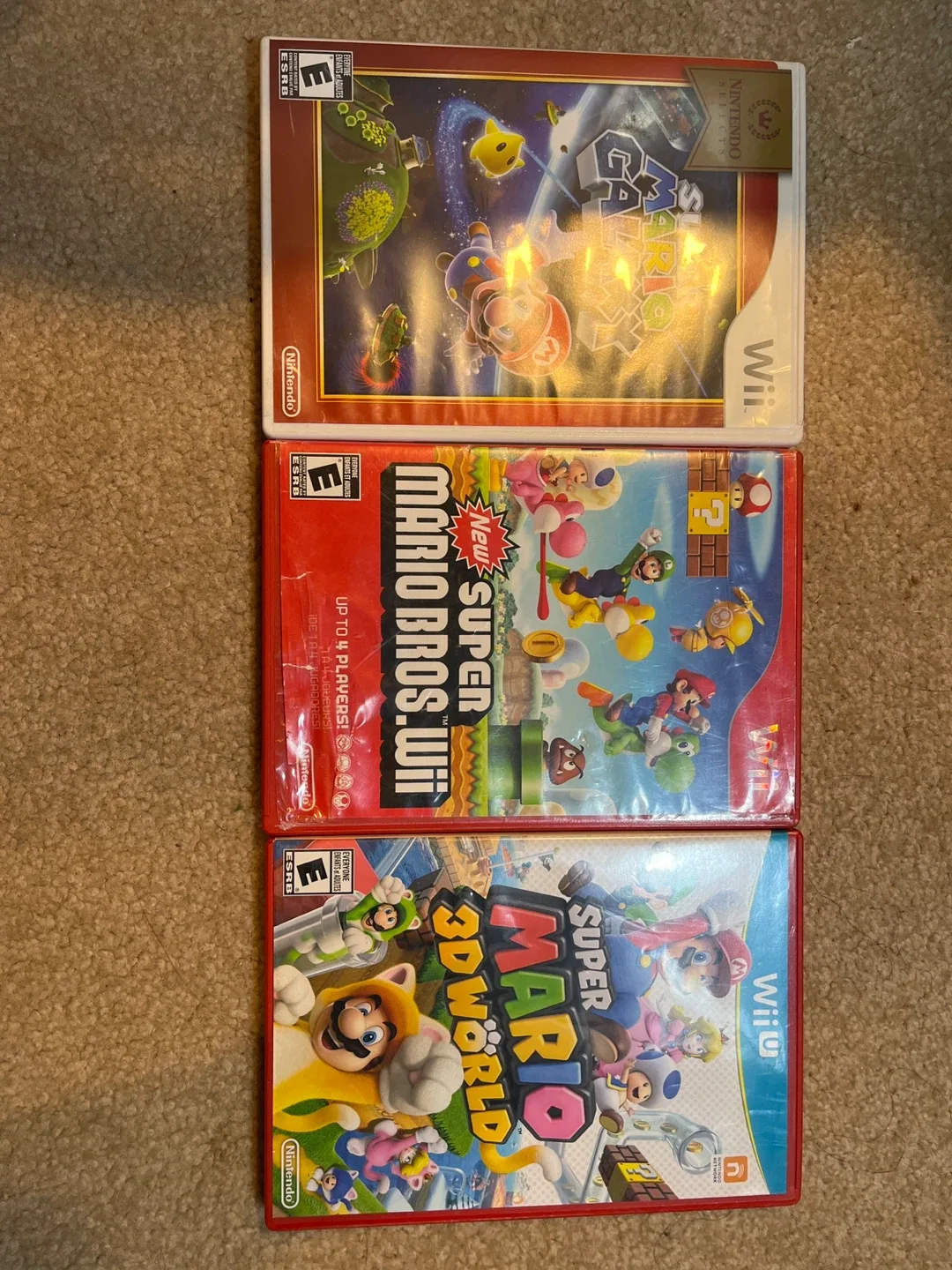 Nintendo Wii & Wii U Mario Games Bundle