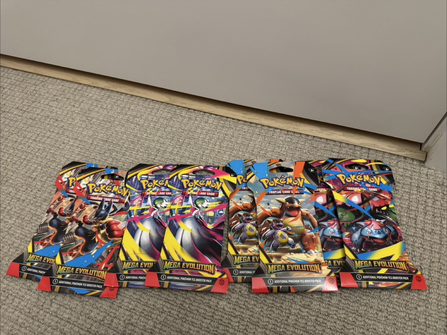 Pokemon mega evolution sleeve packs
