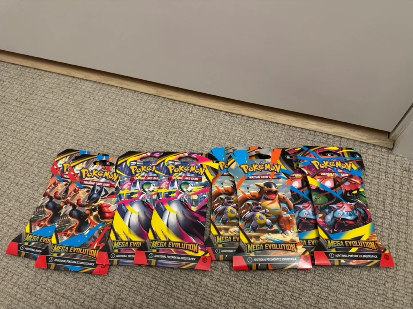 Pokemon mega evolution sleeve packs