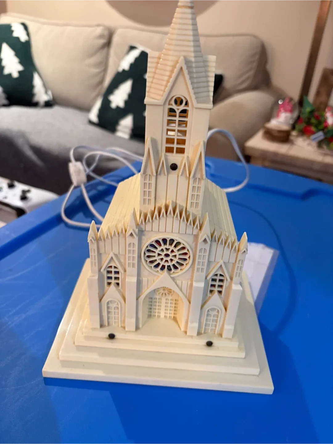 Vintage Lighted Musical Church