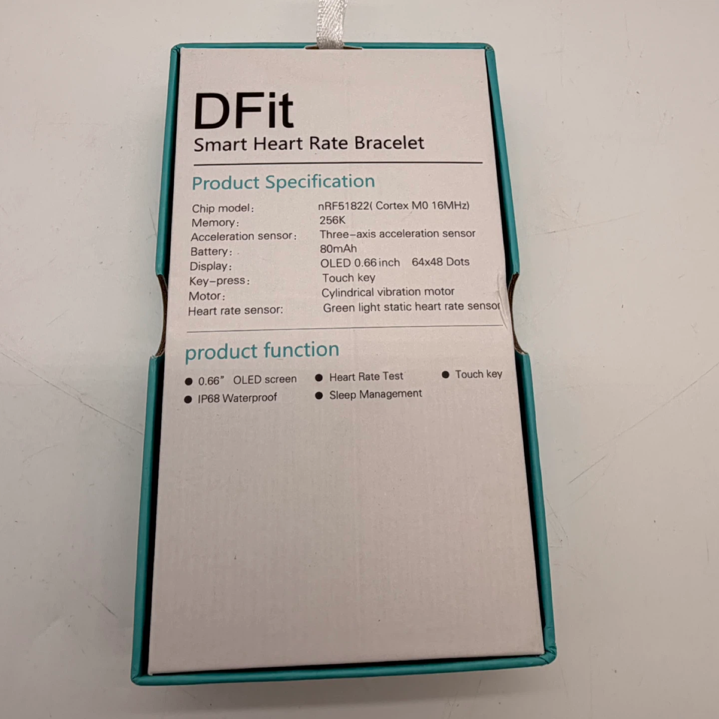 DFit Smart Heart Rate Bracelet - New in Box! - photo 4