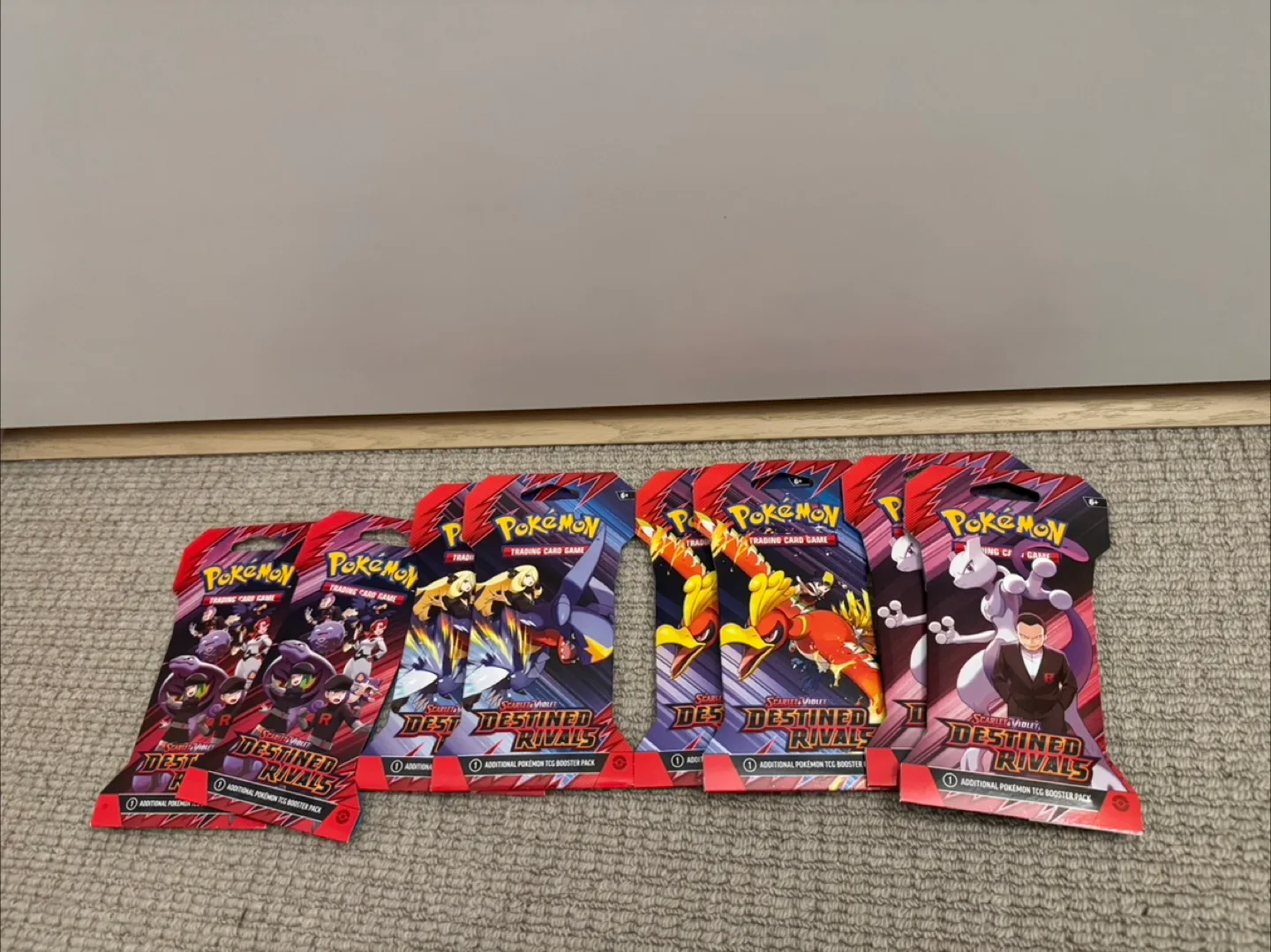 Pokemon Destined rivals sleeve packs full set
