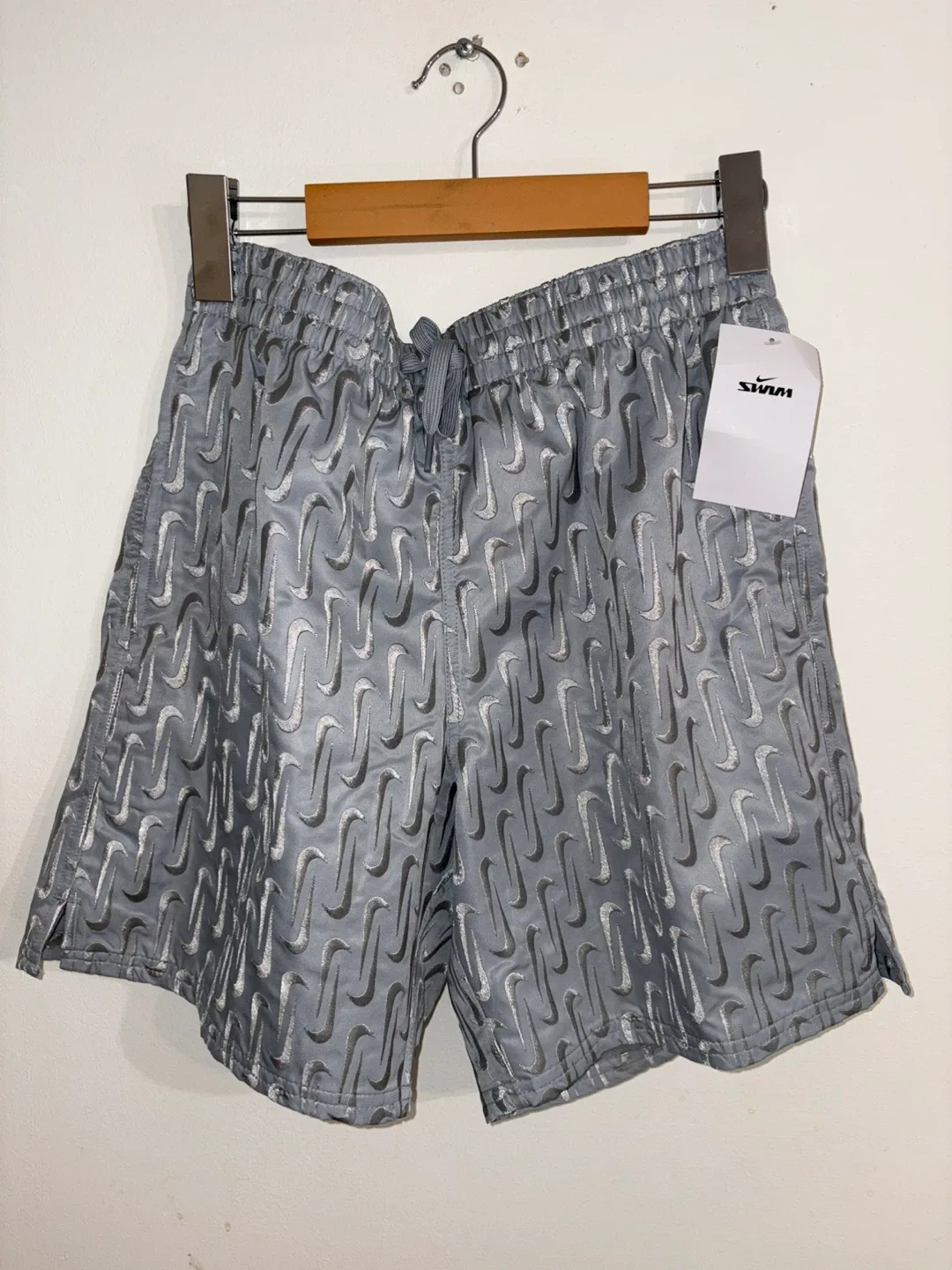 Nike Swim Shorts - Grey, Size S - New with Tags
