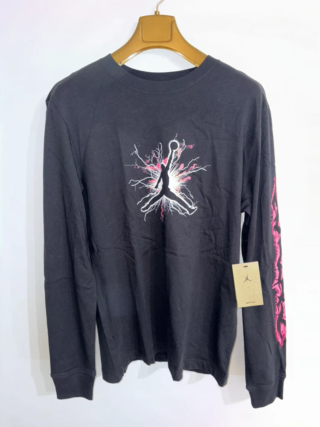 Jordan Dri-Fit Long Sleeve Shirt - Black