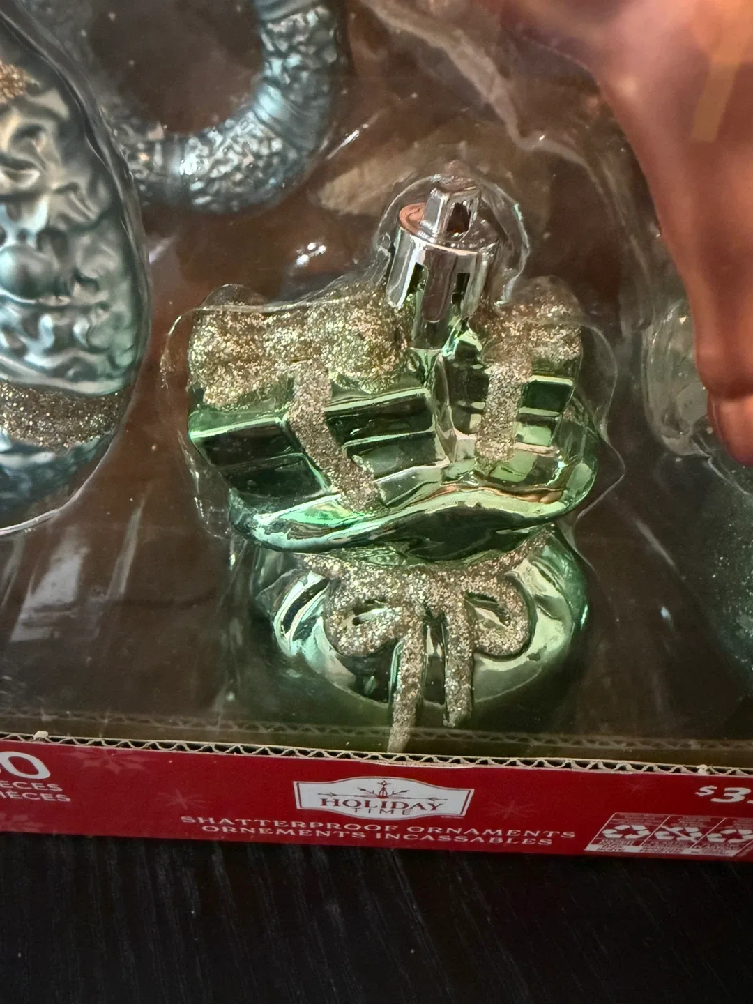 Holiday Time 50-Piece Shatterproof Ornaments image indicator(6)