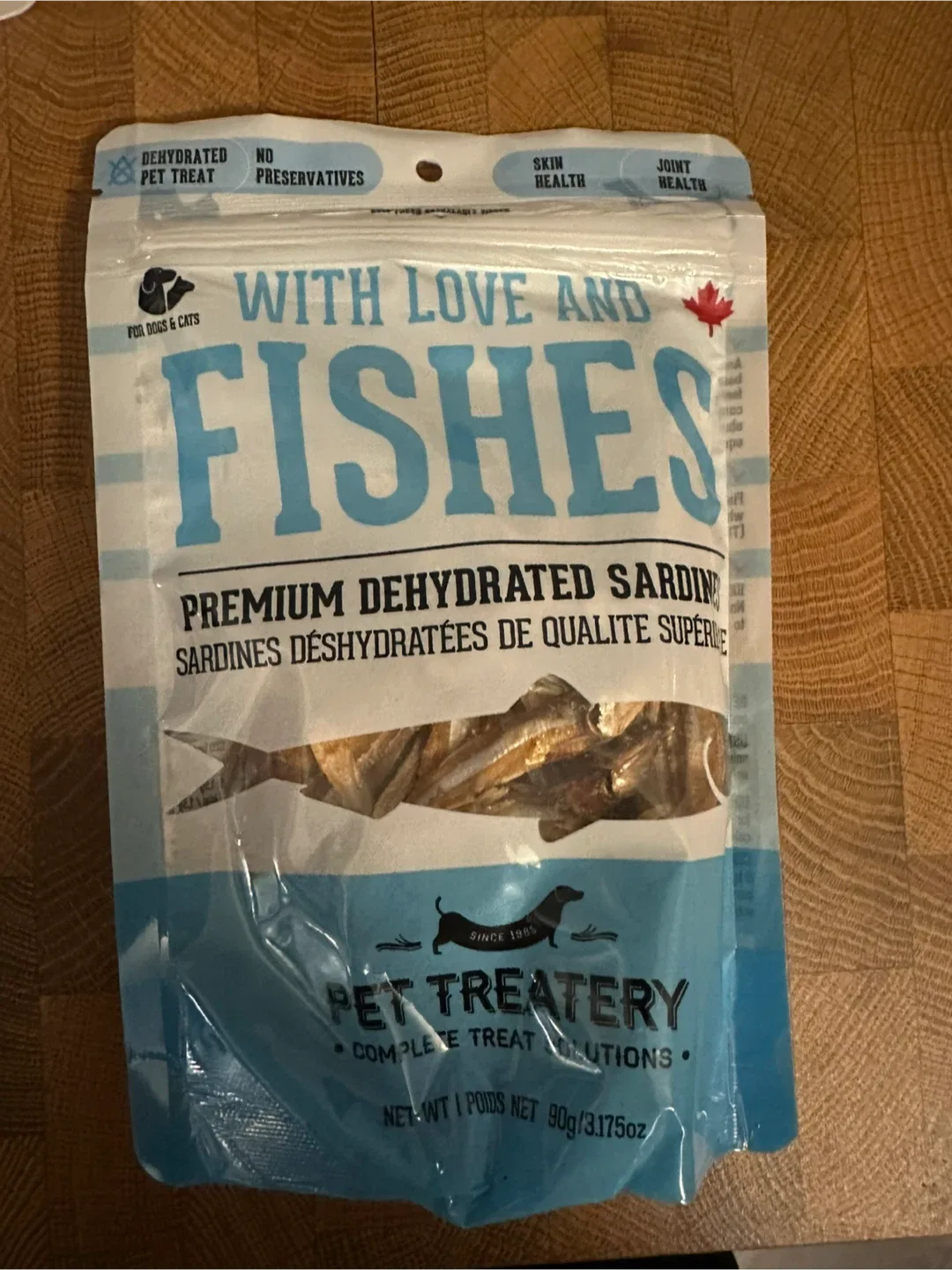 Pet Treats Dehydrated Sardines for Dogs & Cats