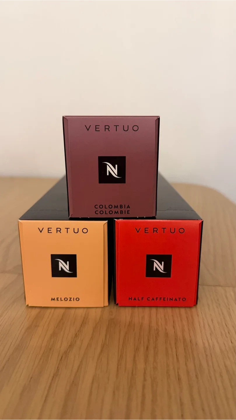 Nespresso Vertuo Capsules - Bundle of 3 (Unopened)