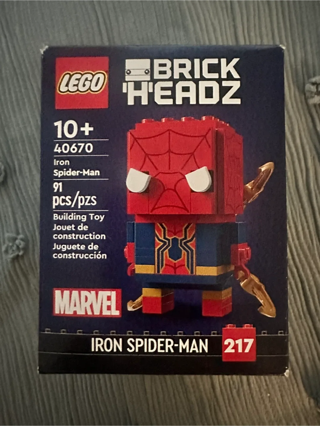 New LEGO BrickHeadz 40670 Iron Spider-Man