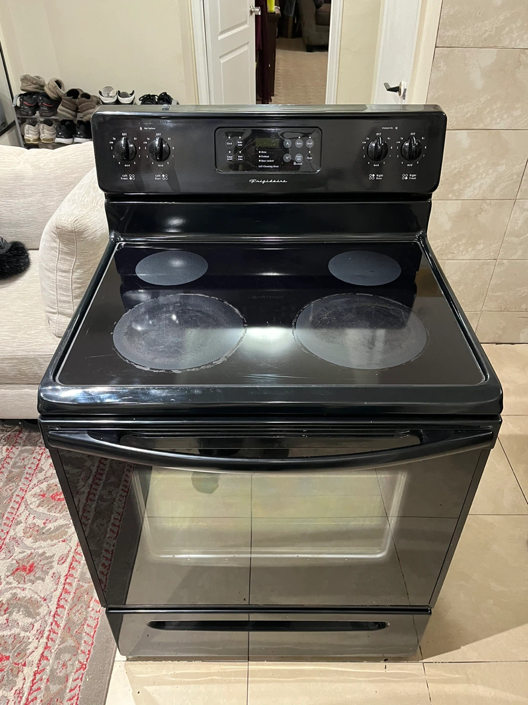 Black Frigidaire Electric Range - photo 2