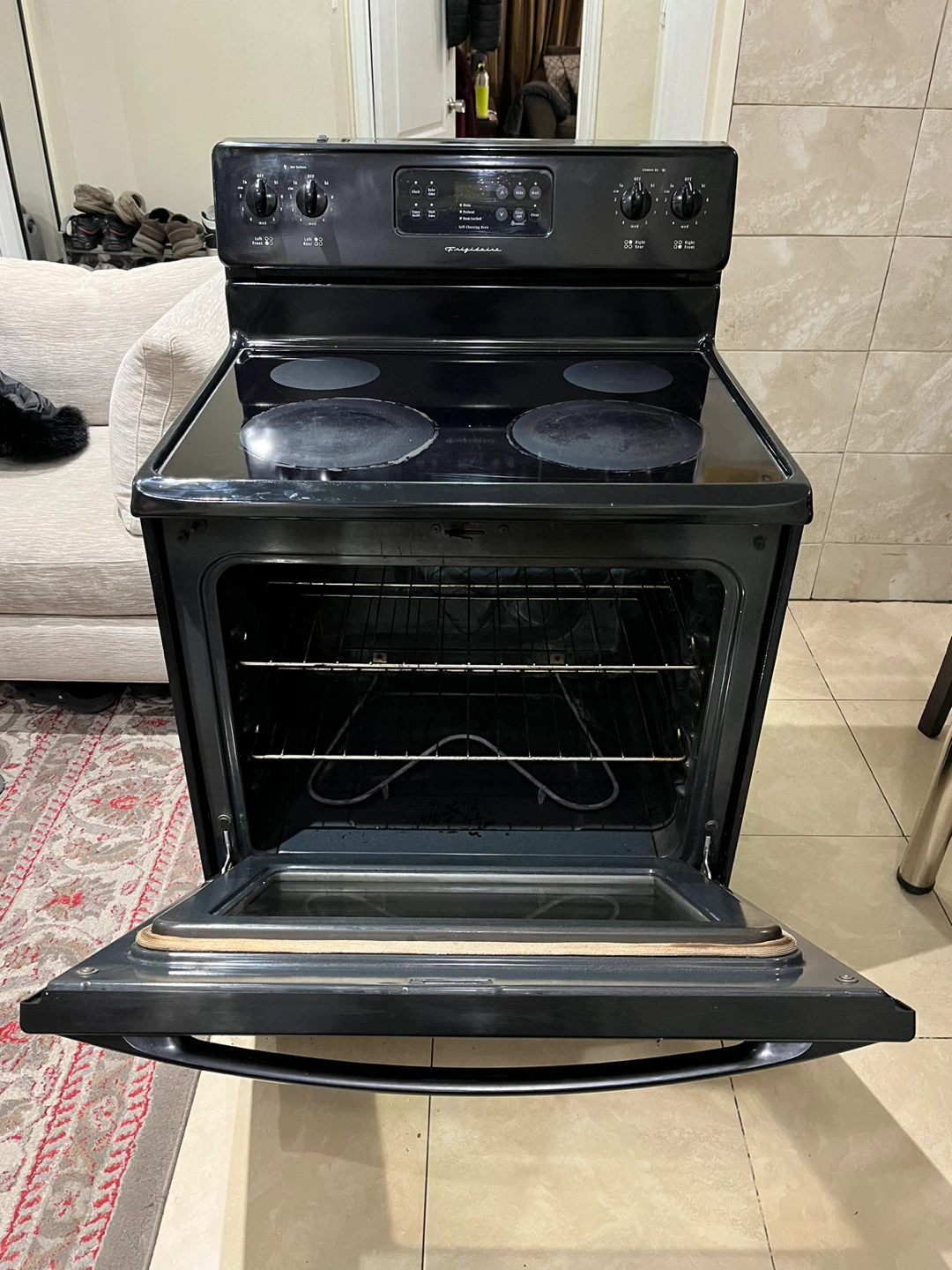 Black Frigidaire Electric Range - photo 3