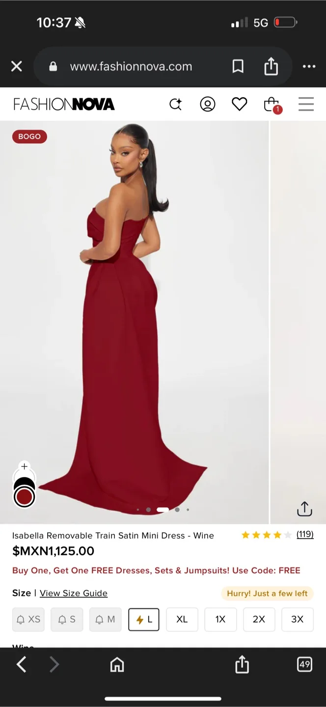 Fashion Nova Isabella Dress