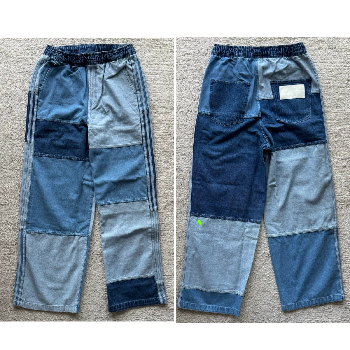 Adidas KSENIASCHNAIDER Denim Patchwork Jeans - photo 2