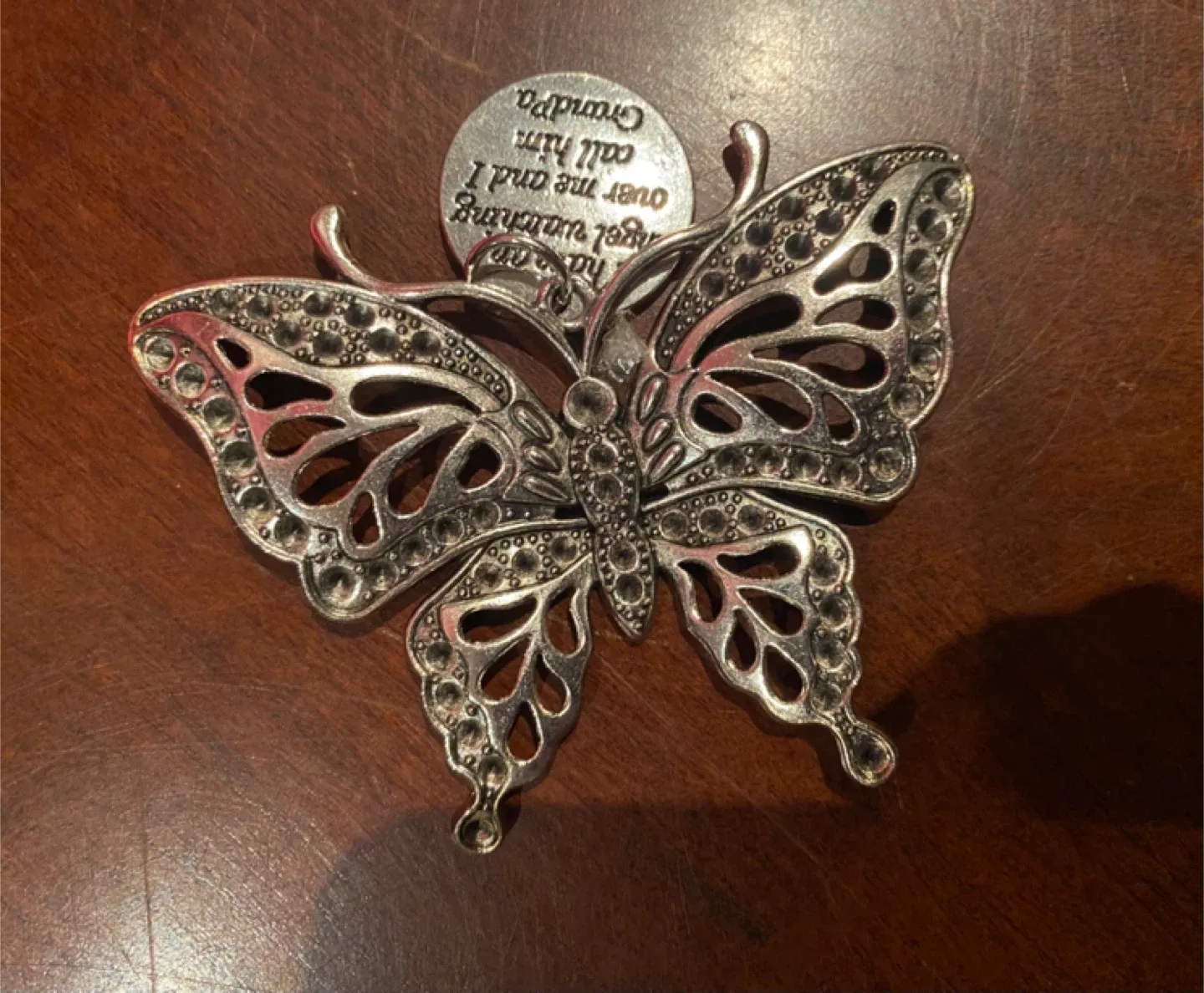 Butterfly Angel Grandpa Charm