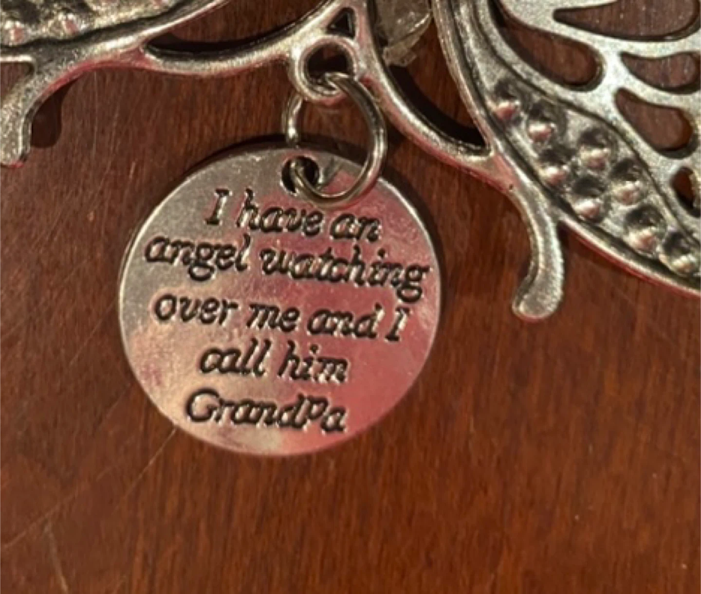 Butterfly Angel Grandpa Charm - photo 3