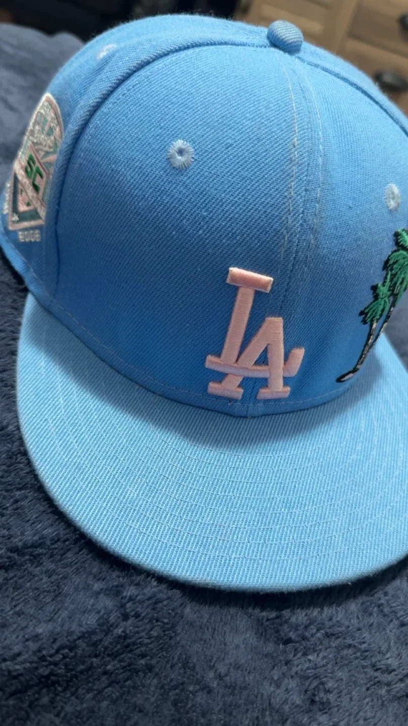 New Era 59FIFTY LA Dodgers Hat, Size 7 3/8