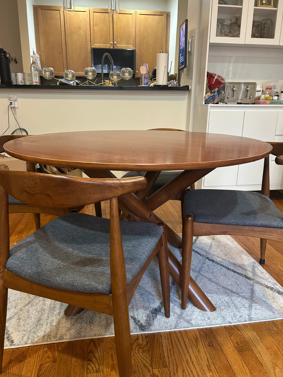 West Elm Dining Table & 4 chairs - photo 3