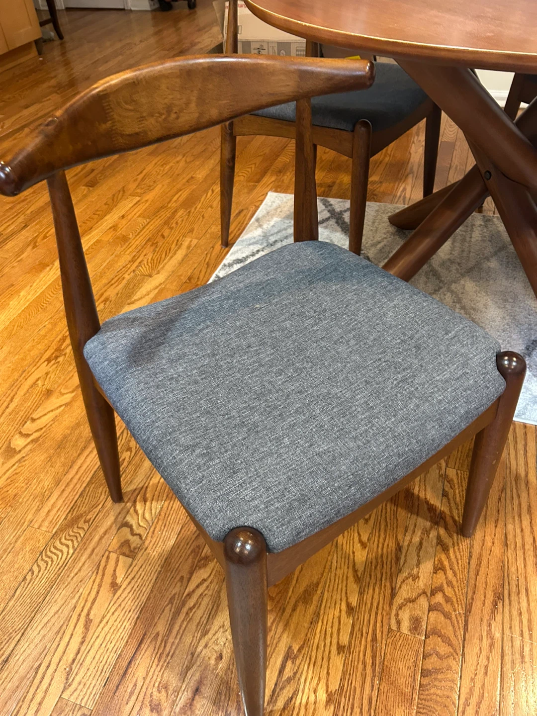 West Elm Dining Table & 4 chairs - photo 4