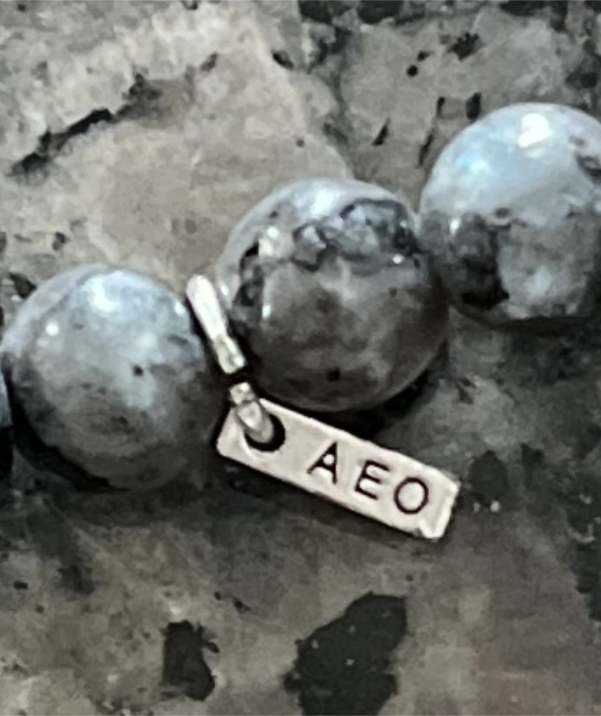 AEO Beaded Men’s Bracelet Set - Black & Grey - photo 5