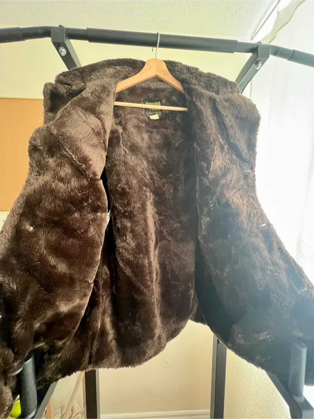 Vintage House of Peerless Faux Fur Lined Corduroy Coat