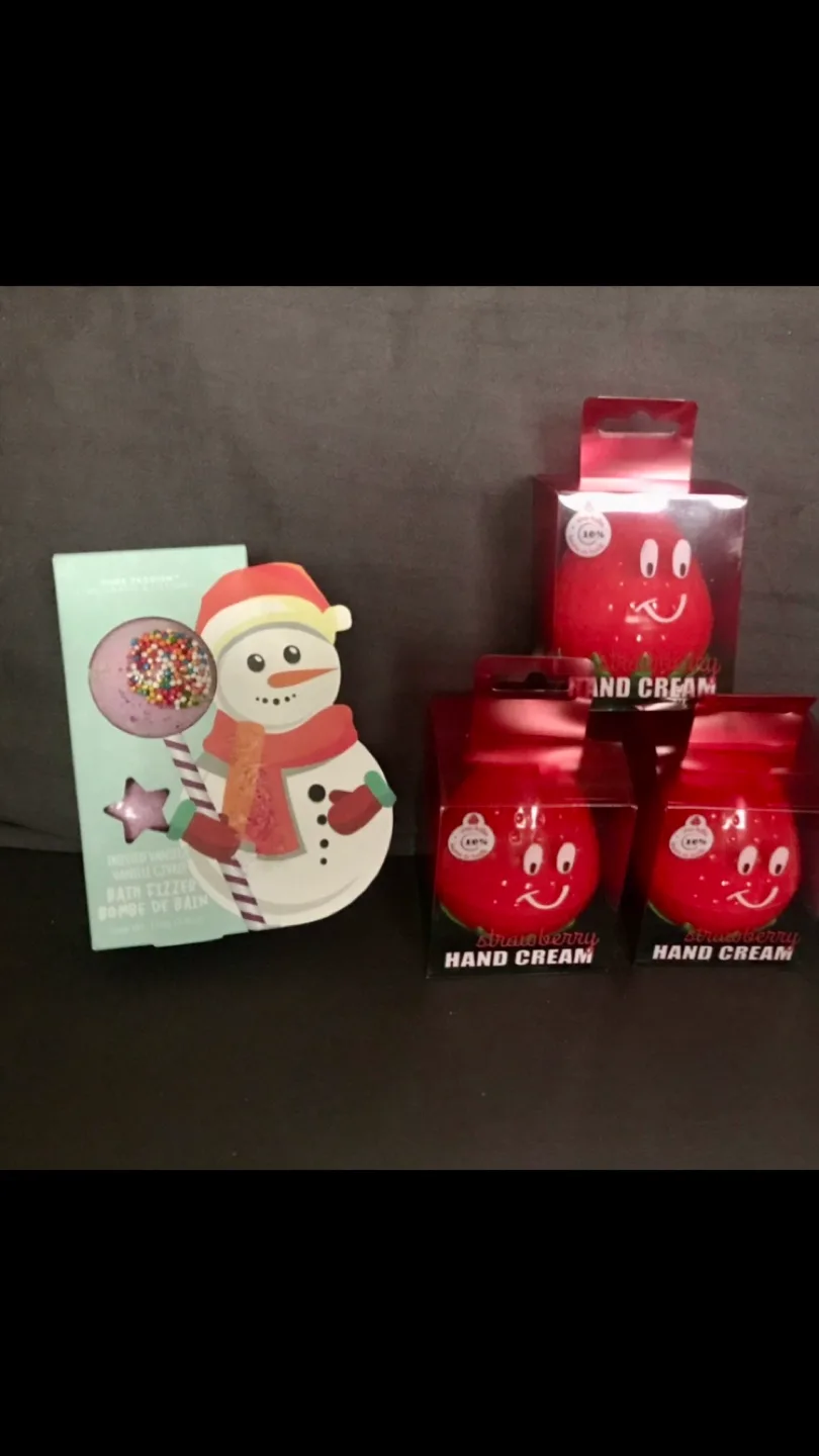🎄3 Shea Cream + 5 Bath Bomb Fizzers ✨NEW