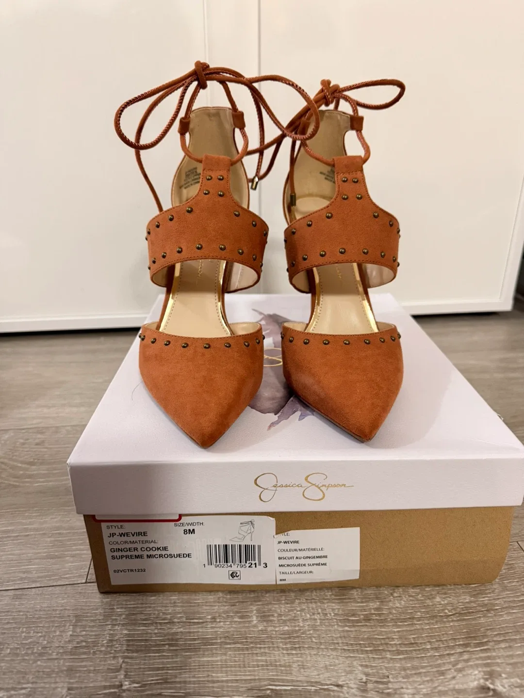 Jessica Simpson Ginger Cookie Heels - Size 8