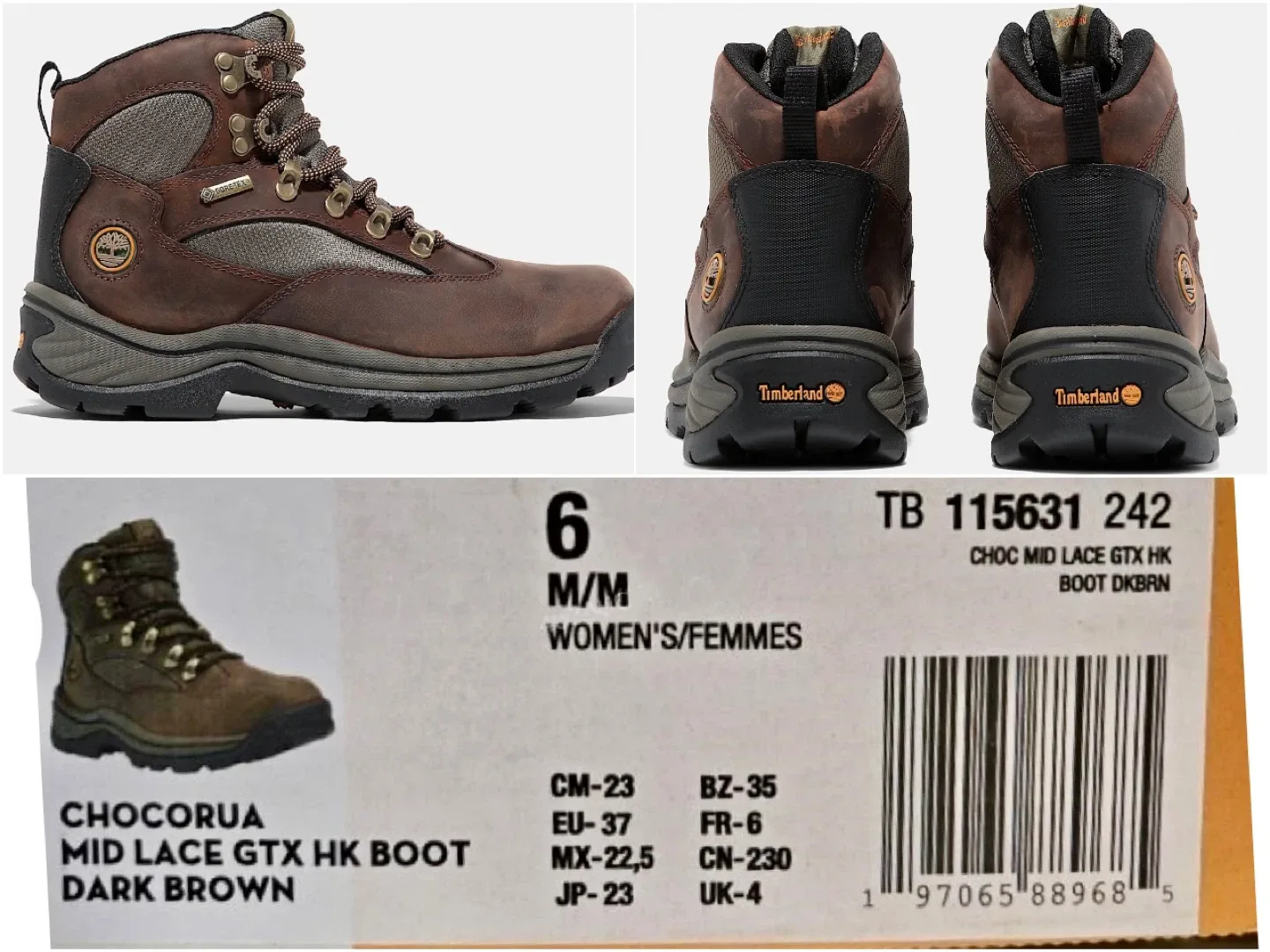 Timberland Women's Chocorua Waterproof Hiking Boot with GORE-TEX