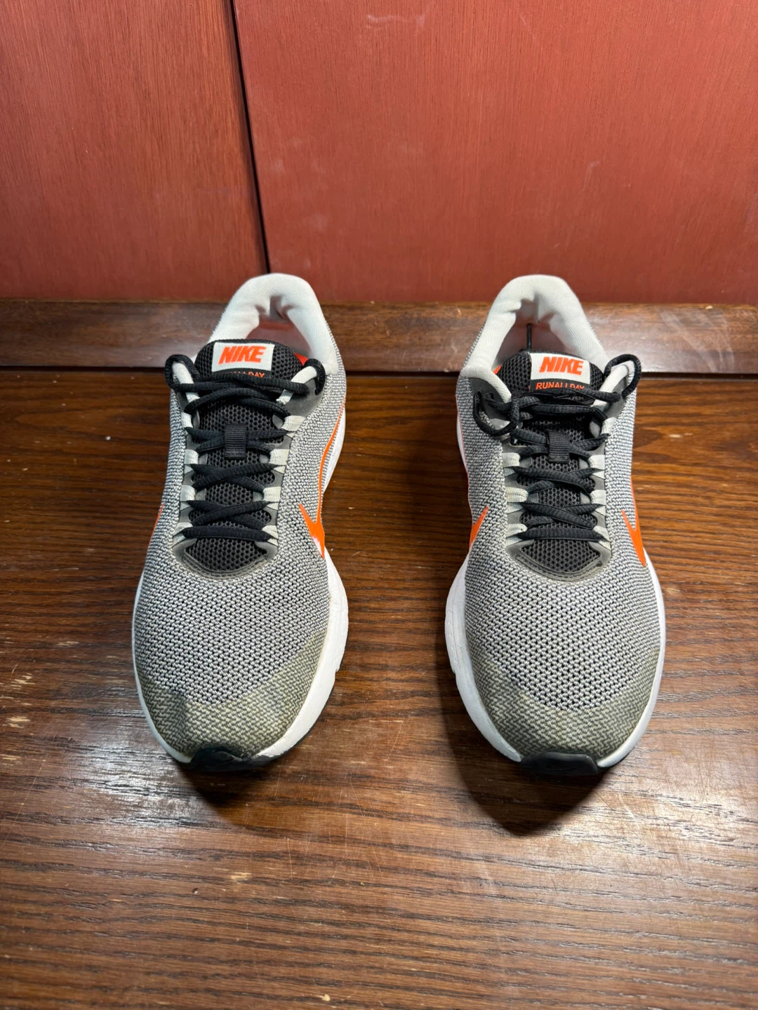 Nike Men’s RunAllDay Running Shoes  Gray Orange US 10 - photo 2